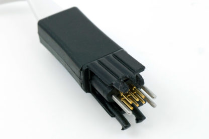 TC2030 6 pin plug-of-nails debug/programming connector with tiny PCB footprint