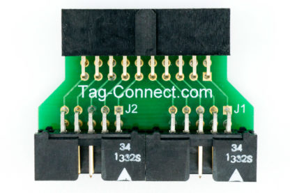 TC2050-2X10 adapter connecting 20 pin JTAG connector to 2 x TC2050-IDC cables