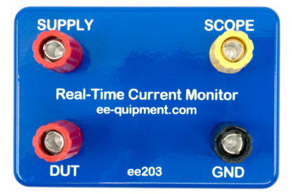 ee203 real time current monitor with USB front view