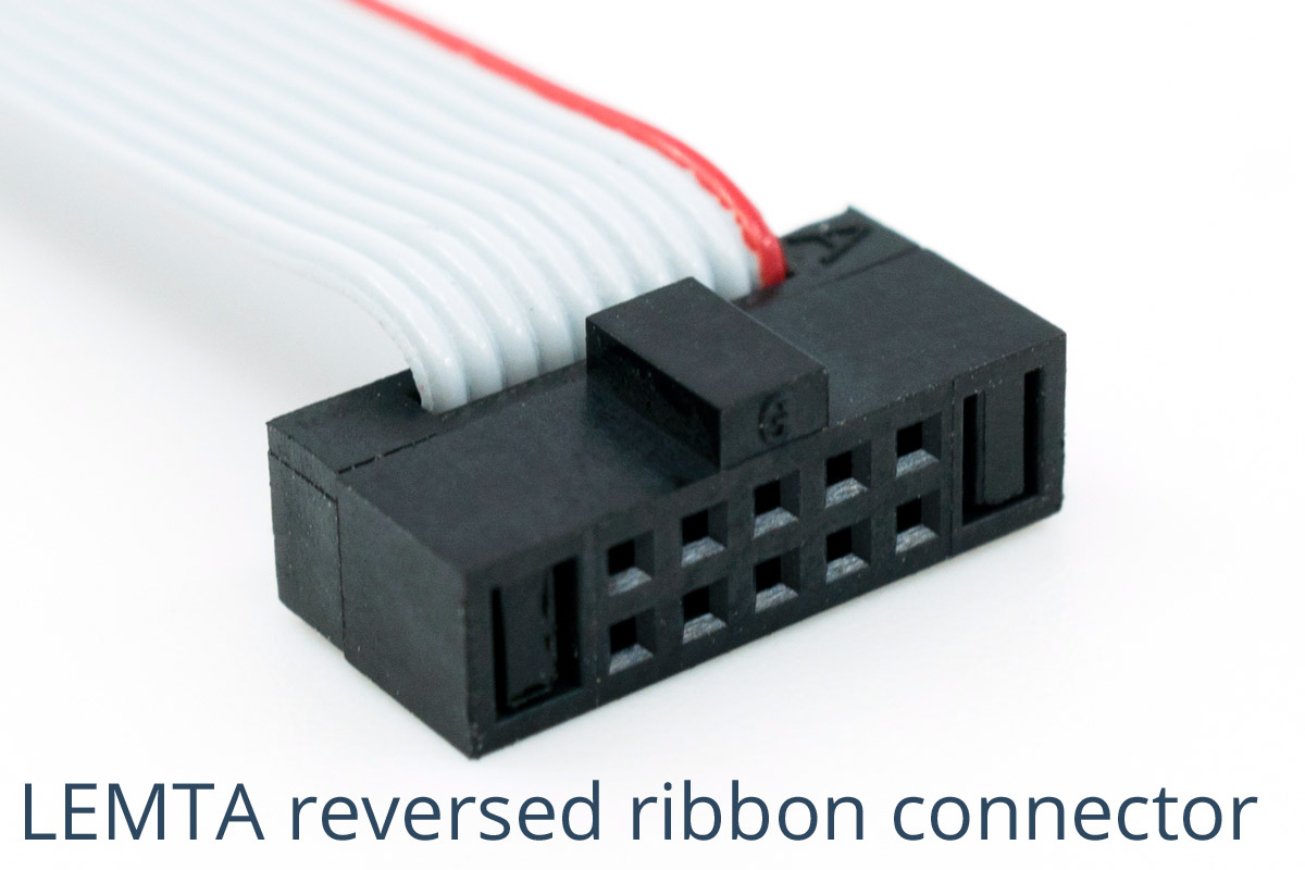 10-Pin No-Legs Plug-of-Nails™ IDC cable - MCU debug