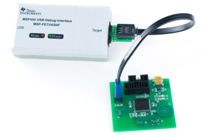 SPY-BI-TAG adapter for MPS430 MCU spy-bi-wire JTAG with MPS430, TC2030 cable and MCU evaluation PCB