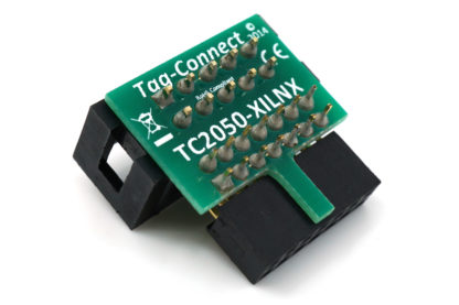 TC2050 XILINX Platform cable II adapter for Tag-Connect 10-pin cable - back view