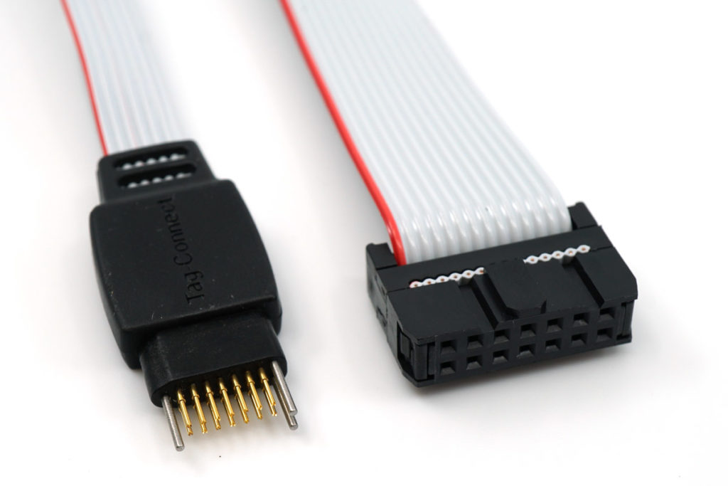TC2070IDCNL 14 pin small footprint debugger cable TagConnect