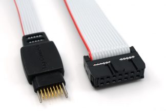 TC2070 14-pin Plug-of-Nails™ to 14-pin IDC - connectors view