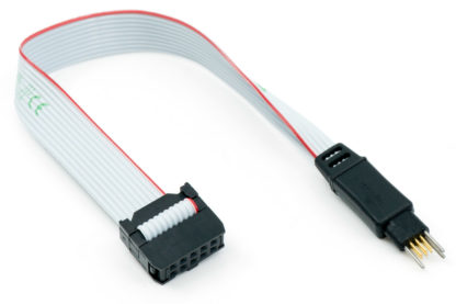 TC2030-ALT-NL 6-pin Plug-of-Nails to 10-pin IDC for Altera USB Blasters and ByteBlasters.