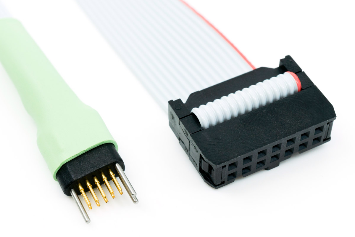 10-Pin No-Legs Plug-of-Nails™ IDC cable - MCU debug