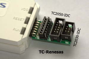 Renesas E1 with adapter
