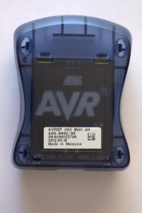 Atmel AVRISP debugger underside