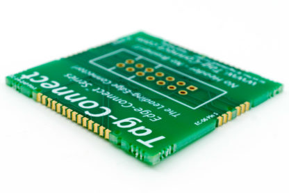 Edge-Connect demo PCB for near zero board space connections - edge view