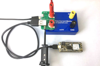ee-1202 USB breakout adapter with ee-203 real time current monitor
