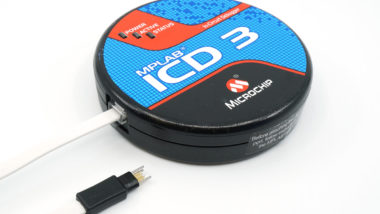 MPLAB ICD 3 programmer with TC2030-MCP debug cable