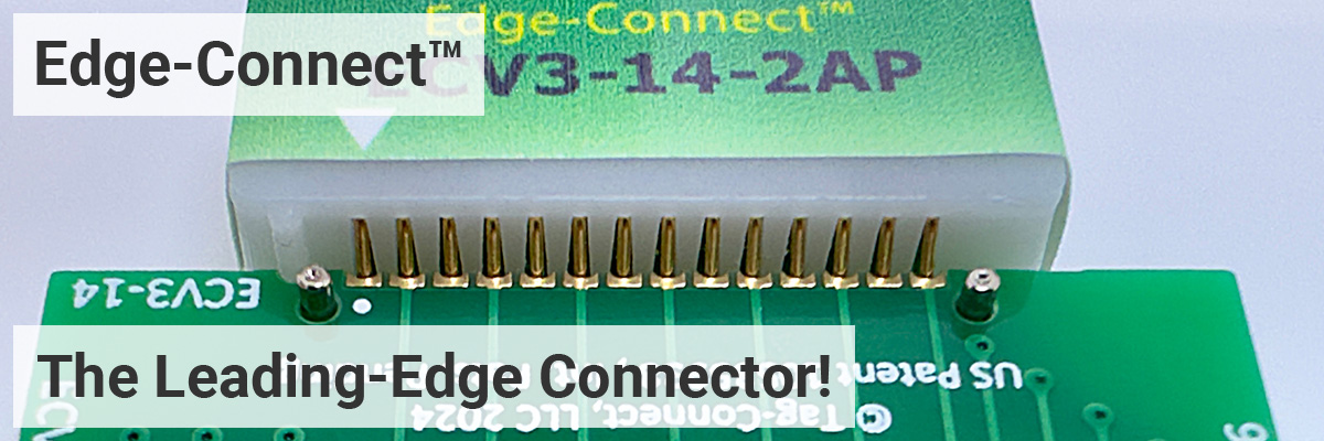 ECV3-14-2AP Edge-connector for test, programming and debug