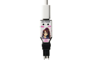 TC2030-CIC-FT232H-3V3 Chip-in-Connect™ FTDI USB to Serial interface with 3.3V VCC for Tag-connect TC2030 'legged' footprint