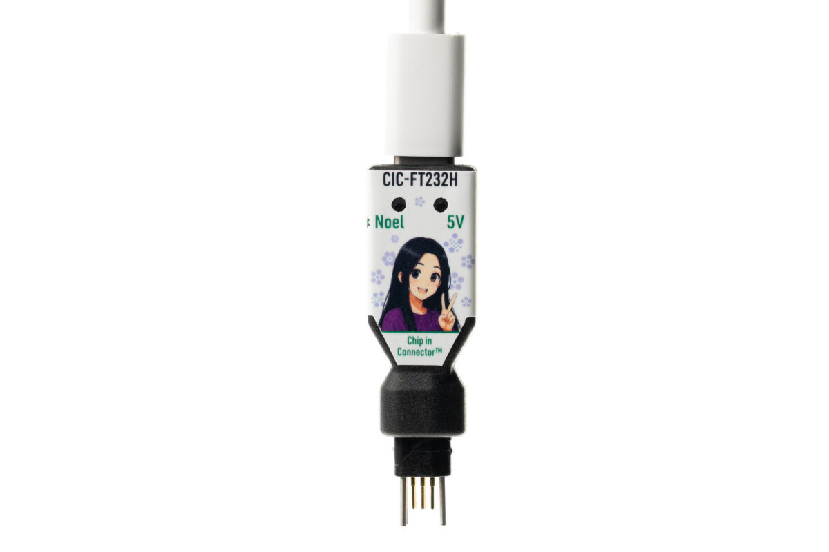 TC2030-NL-CIC-FT232H-5V Chip-in-Connect™ FTDI USB to Serial interface with 5V VCC for Tag-connect TC2030 no-legs footprint