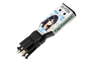 TC2030-CIC-FT232H-3V3-DTR Michi Chip-in-Connect™ FTDI FT232H USB to Serial interface with 3.3V VCC and DTR for Tag-connect TC2030 legged footprint