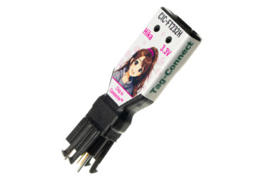 TC2030-CIC-FT232H-3V3 Hika Chip-in-Connect™ FTDI FT232H USB to Serial interface with 3.3V VCC for Tag-connect TC2030 legged footprint