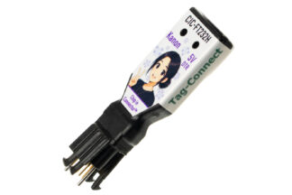 TC2030-CIC-FT232H-5V-DTR Kanon Chip-in-Connect™ FTDI FT232H USB to Serial interface with 5V VCC and DTR for Tag-connect TC2030 legged footprint