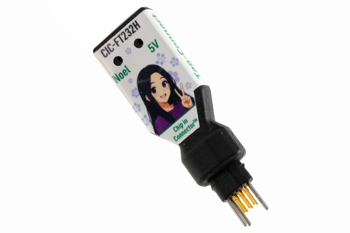 TC2030-NL-CIC-FT232H-5V Noel Chip-in-Connect™ FTDI FT232H USB to Serial interface with 5V VCC for Tag-connect TC2030 no-legs footprint
